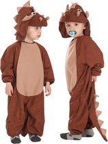 CARNIVAL TOYS - Kleine Triceratops kostuum voor kinderen - 86/92 (1-2 jaar) - Kinderkostuums