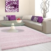 Hoogpolig vloerkleed - Life Roze 200x290cm