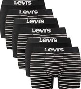 Levi Vintage Stripe YD (6-pack) Onderbroek - Maat L  - Mannen - zwart/wit