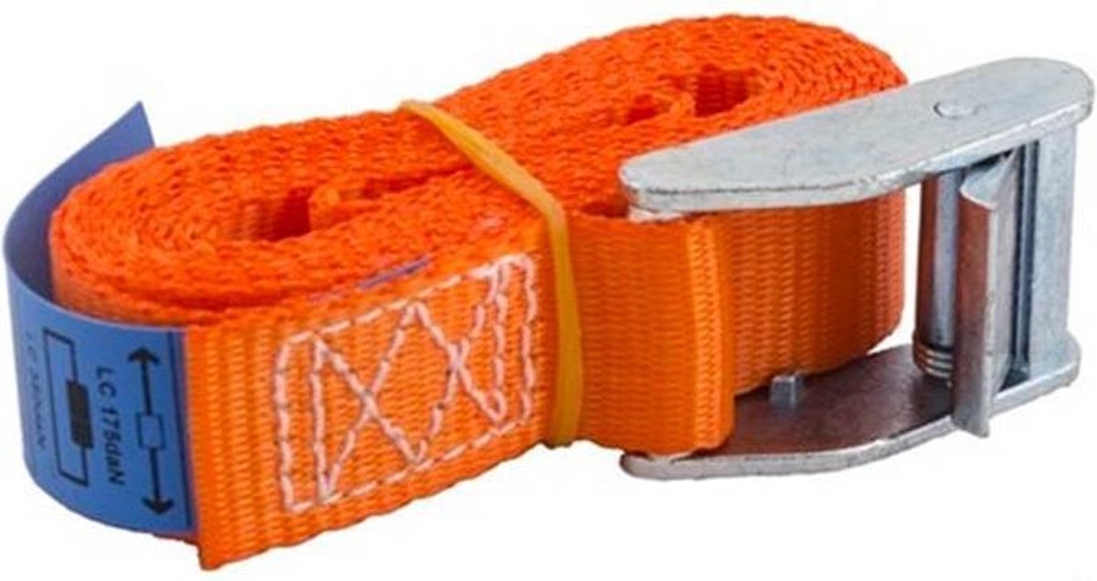 LOAD sjorband, polyester, bandbreedte 25mm, le 2m, treksterkte 764kg