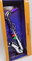 Saxofoon Zilverkleurig Toi Toys 45cm