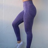 LOUZIR Fitness/Yoga legging - Fitness legging - sport legging Stretch - squat proof - Lila kleur - Maat M