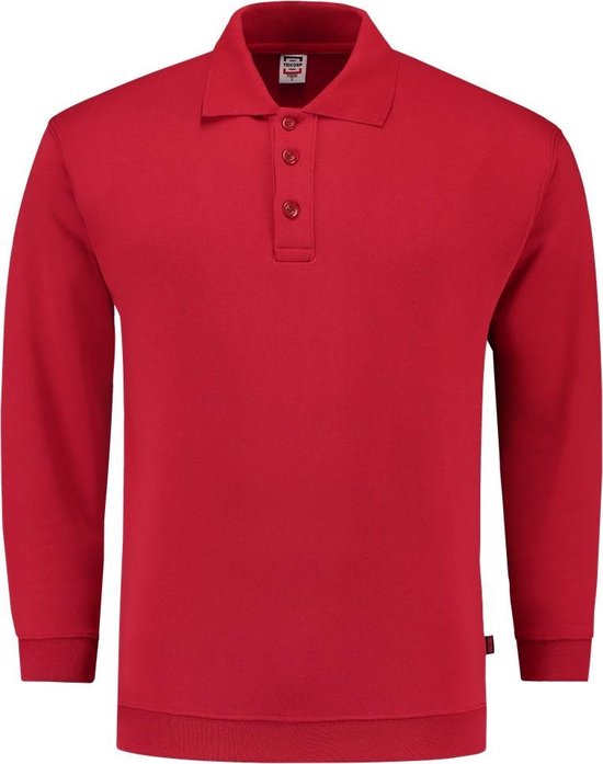 Tricorp Polosweater boord - Casual - 301005 - Rood - maat XL