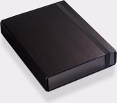 Boîte de rangement en carton A4 de Luxe noir