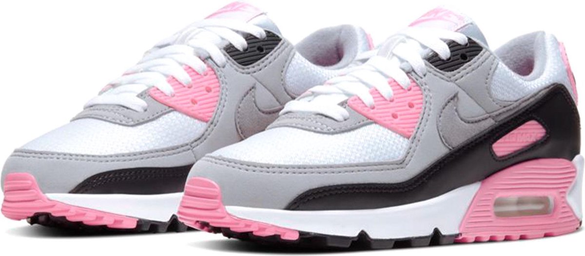 Nike air max 90 grijs roze hotsell