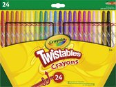 Crayola - Twistables - 24 Draaiwaskrijtjes - Geen puntenslijper nodig