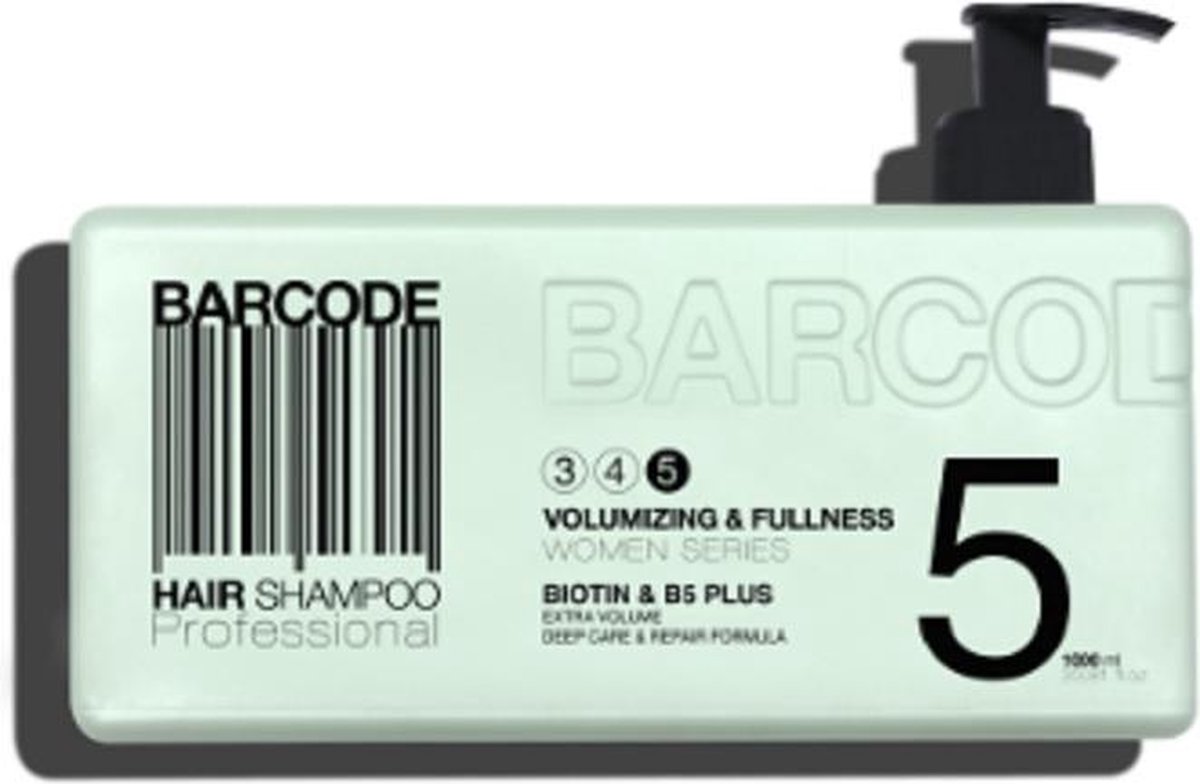 BARCODE - Hair Shampoo - Volumizing & Fullness - 1000ml