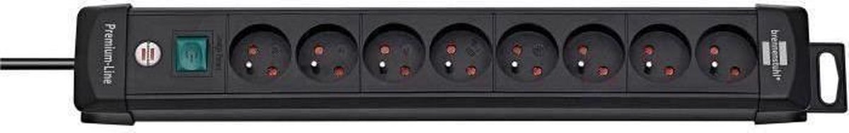 Power Socket 8 Sockets with Switch Brennenstuhl