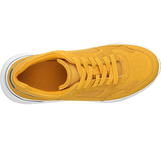 Graceland Dames Oker gele chunky sneaker - Maat 41 | bol.com