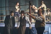 ✅ Peaky Blinders • Boxing Ring Canvas 150x100 cm • Foto print op Canvas schilderij ( Wanddecoratie woonkamer / slaapkamer / keuken / kantoor / bar / restaurant ) / Peaky Blinders Canvas Schilderijen / Poster