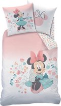 Disney Minnie Mouse Fleur - Dekbedovertrek - Eenpersoons - 140 x 200 cm - Multi