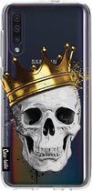 Casetastic Samsung Galaxy A50 (2019) Hoesje - Softcover Hoesje met Design - Royal Skull Print