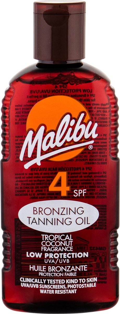 Goedkoopste Malibu Bronzing Tanning Oil Spray SPF4 - 200 ml