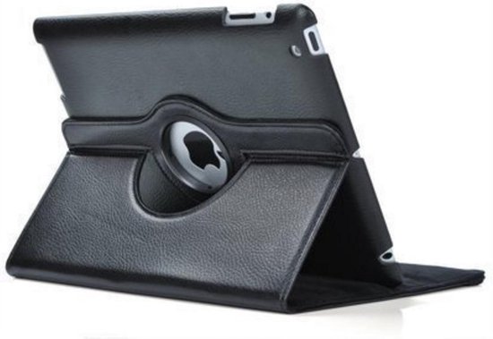 sticker onderwerp Mooi Lederen hoes draaibare cover iPad Air 1/2 - Zwart | bol.com