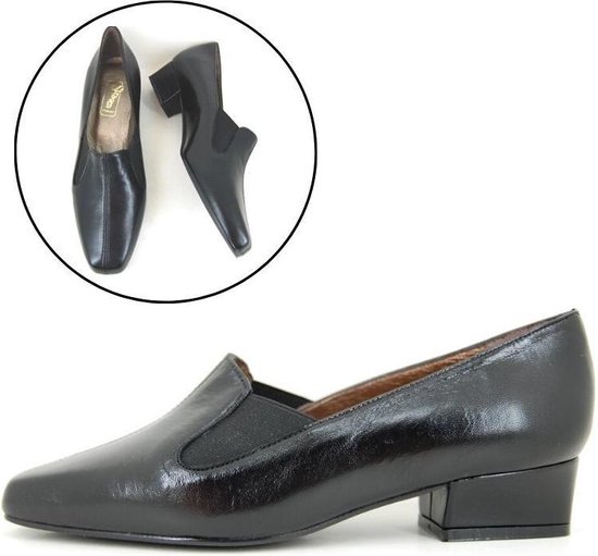 Zwarte pumps met lage hak - Dames | MANFIELD