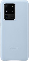 Samsung Leather Hoesje - Samsung Galaxy S20 Ultra - Blauw
