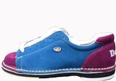 Bowling Bowlingschoenen Dexter Dames 'SST plum' mt 5 US = 35 eur, kleur paars en blauw, cashmere leather, alleen voor rechtshandige.
