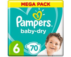 Pampers Baby Dry Maat 6 - 70 Luiers