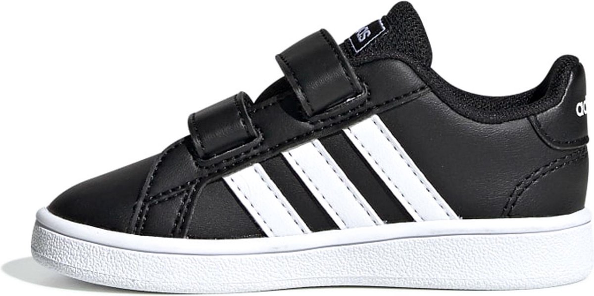 adidas Kinderen Zwarte Grand Court klittenband - Maat 26 | bol.com