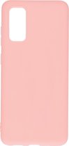 Color Backcover Samsung Galaxy S20 - Roze