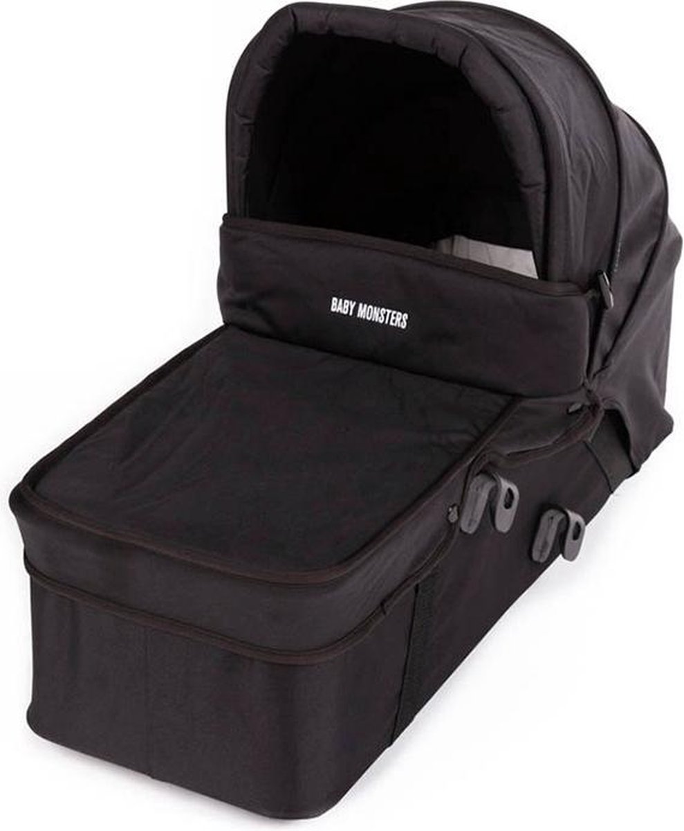 Baby Monsters Afdekhoes Voor Reiswieg Easy Twin Zwart