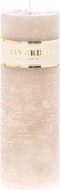 Riverdale Kaars Pillar beige 7x20cm
