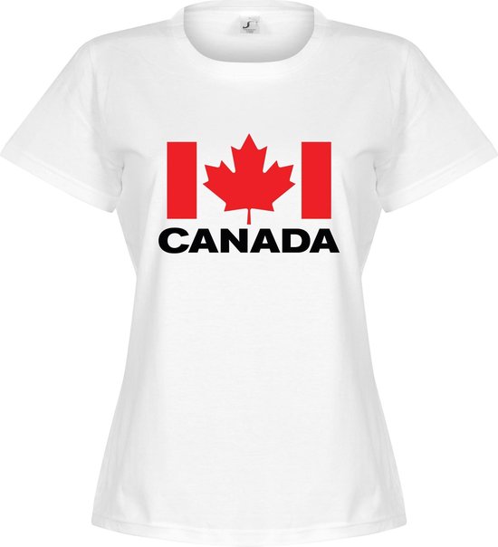 T-Shirt Femme Équipe Canada - Blanc - S