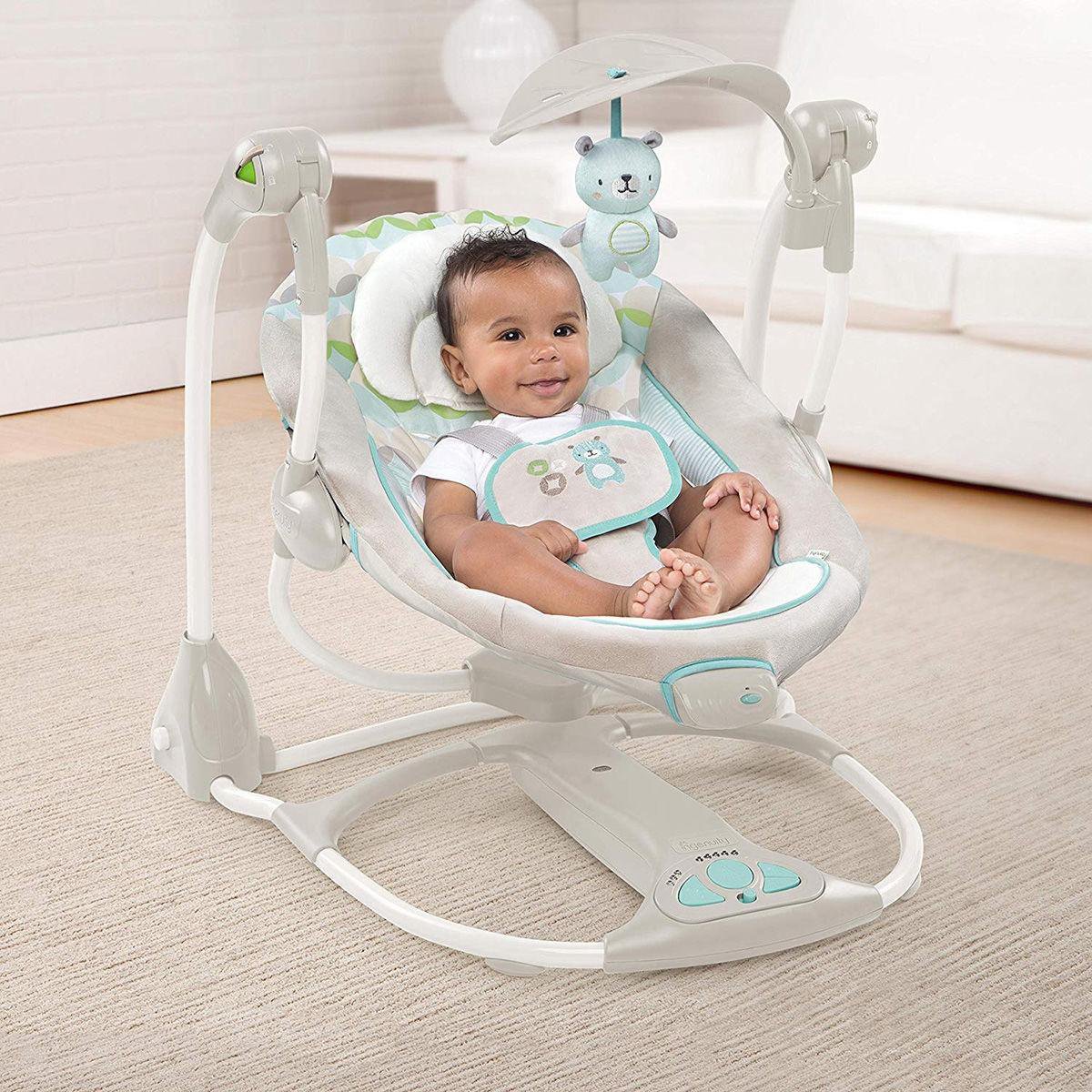 Ingenuity Portable Baby Swing, Beige Ingenuity Portable Baby Swing, Beige