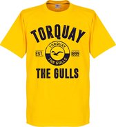 Torquay Established T-Shirt - Geel - XXL