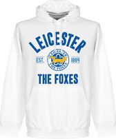 Leicester Established Hoodie - Wit - M