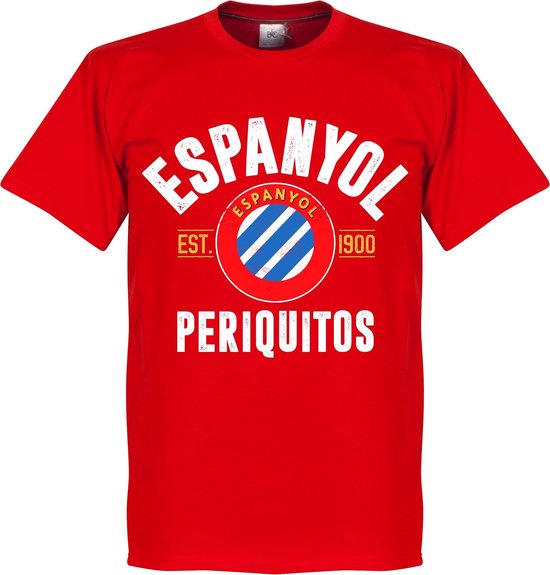 Espanyol Established T-Shirt - Rood - XXL