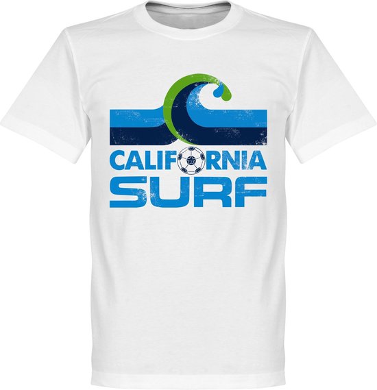 T-Shirt California Surf - Blanc - XS