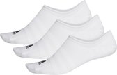 adidas - Light No-Show Socks 3P - Witte Sokken - 37 - 39 - Wit