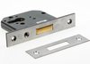 Nemef Side Lock plaque frontale carrée en acier inoxydable backset 50mm