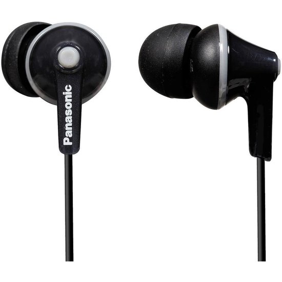 Panasonic RP HJE125E-K - Ergofit - headphones - in-ear - black