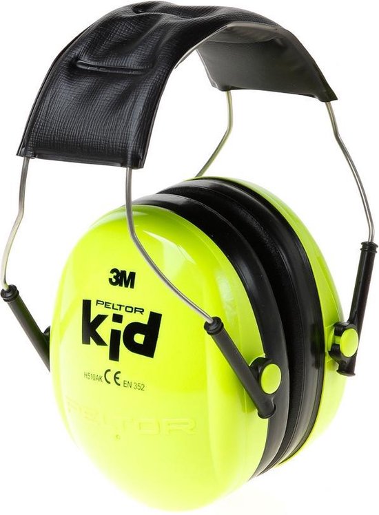 concert Voor een dagje uit effectief Peltor Kid - gehoorbescherming voor kinderen - SNR 27 dB - neon groen |  bol.com