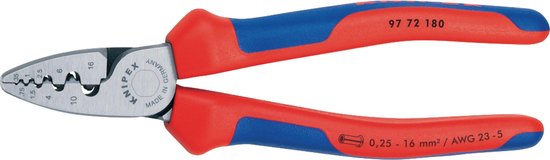 Knipex 97 81 180 - Outil à Sertir Pour Manchons, 180 Mm, 10 AWG - Neuf