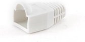 Cablexpert Netwerkplug huls voor RJ45 connectoren - kabel tot 6 mm - 100 stuks / wit