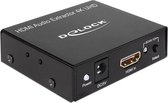 DeLOCK Premium HDMI naar stereo en 5.1 audio extractor - HDMI 1.4 (4K 30Hz) / zwart