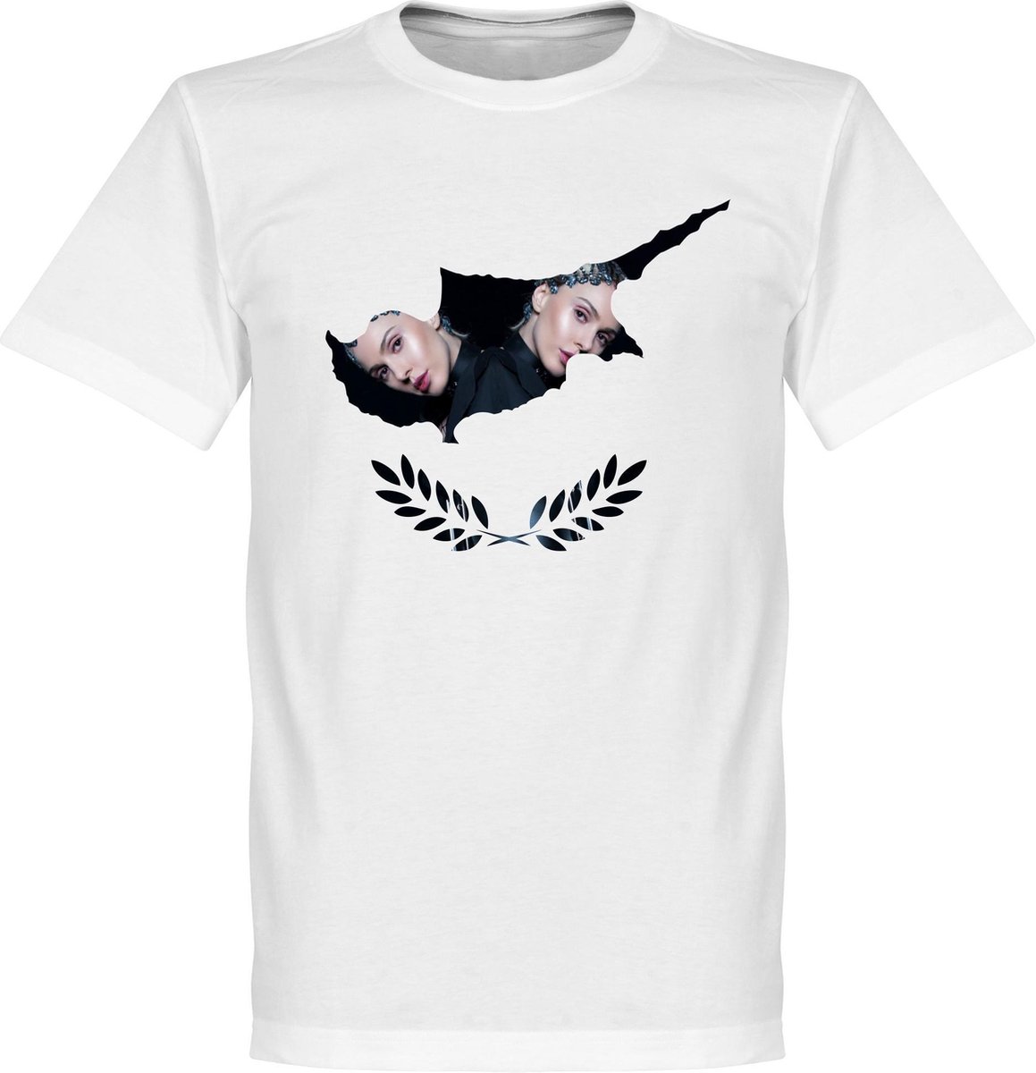 Tamta Cyprus Flag Eurovision T-shirt - Wit - L