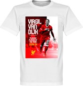 T-Shirt Joueur de l'Année Virgil van Dijk - Blanc - XS