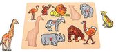 BIGJIGS Puzzel Jungle 10 stukjes - Hout