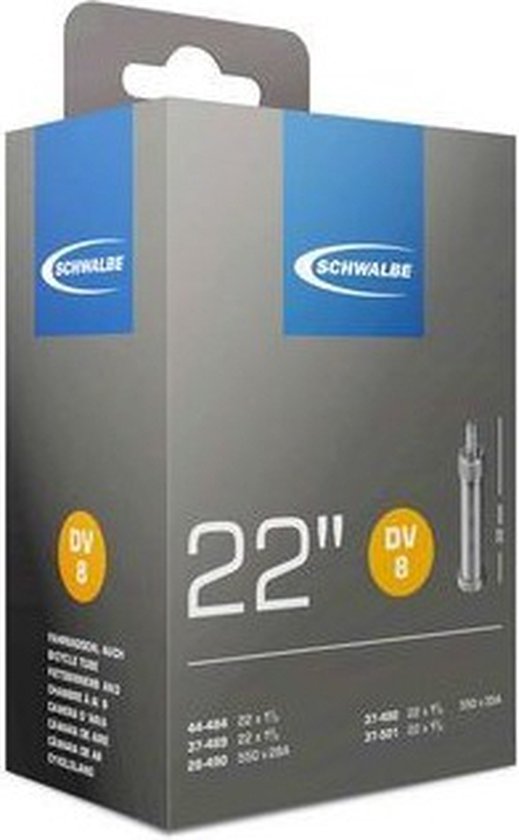 Schwalbe DV32 - Binnenband Fiets - Hollands Ventiel - 32 mm - 22 x 1 3/8 - 1 1/2 van Schwalbe — afbeelding 3