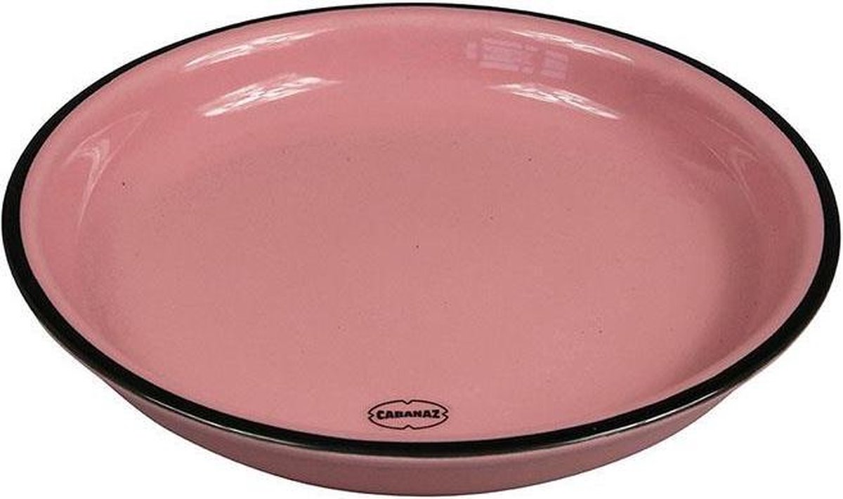 CABANAZ - bord, keramiek, SMALL PLATE, doorsnede 15.6 cm, roze