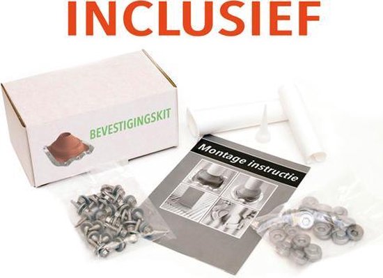 Terminal de toit silicone 0-45 ° ø 150-300mm à 250 ° C rouge