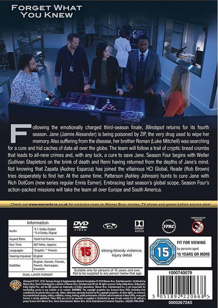 Blindspot - Season 4 (DVD)