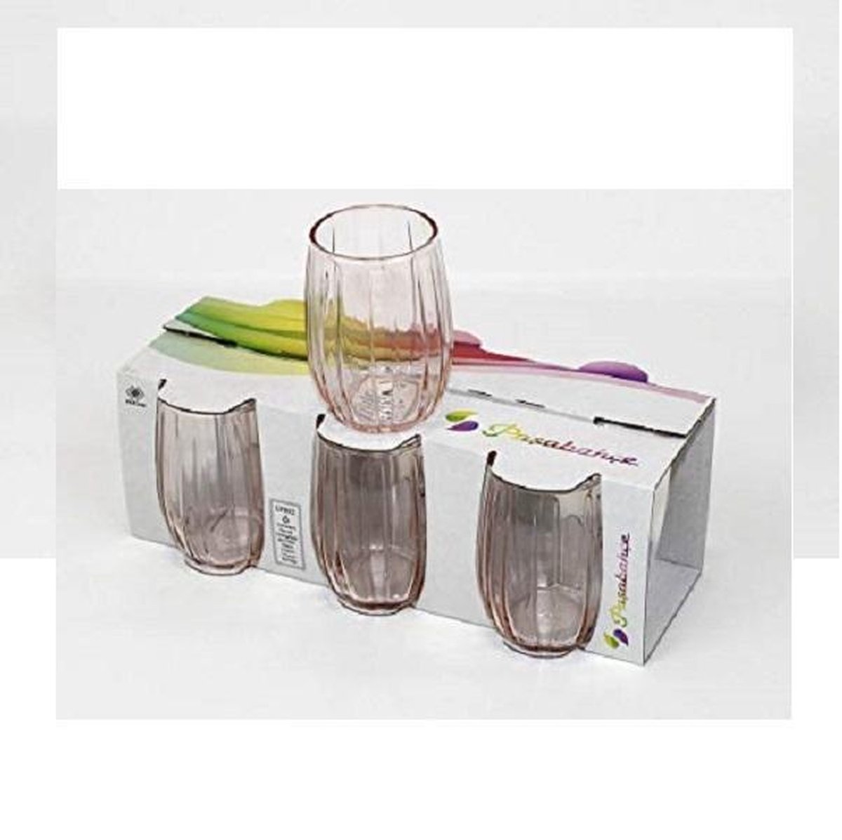 Pasabahce Linka - Roze Likeurglazen / Shotglazen / Borrelglazen - Set van 6 - 115 ml