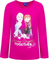Disney Frozen Shirt - Lange Mouw - Fuchsia - Maat 116