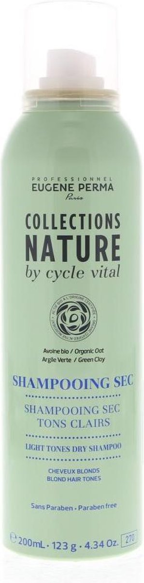 Eugene Perma Collections Nature Shampooing Sec Light Tones Dry Shampoo Droogshampoo Blond Haar 200ml