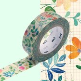 MT Masking tape Watercolor flower - Washi tape